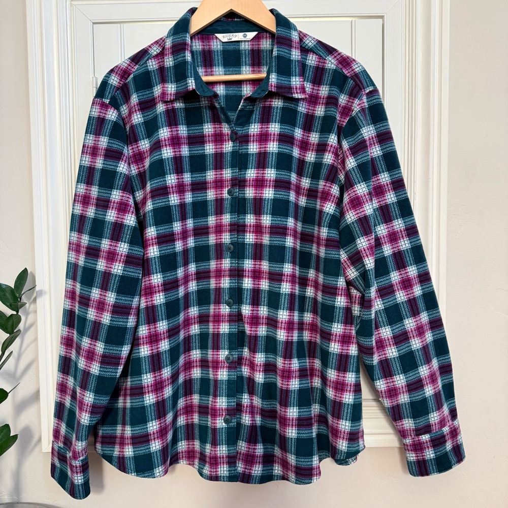Lee Plaid Shirt - Teal & Magenta